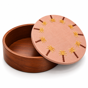 Boîte à chocolat en bois double couche avec couvercles en acrylique et poignées en cuir pour mariage et cadeaux haut de gamme, tailles et couleurs personnalisées disponibles - Product Image 4