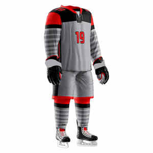 Nouvelle tenue de sport de style actuel pour l'entraînement, vêtements d'équipe, uniforme de hockey sur glace, nouvelle arrivée, différentes couleurs, prix bas, uniforme de hockey sur glace - Product Image 3