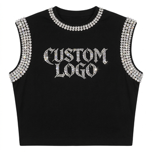 DISCOVER-IMPEX Débardeur Vintage Oversize Personnalisé Lavé 100% Coton Tissu Doux Respirant Sans Manches Unisexe Streetwear - Product Image 1