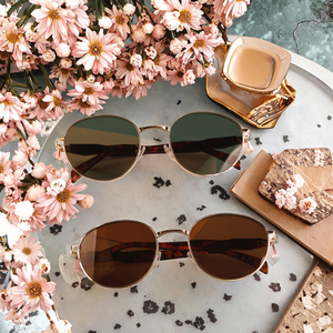 Gafas de sol retro con montura metálica y resistentes a los rayos UV para mujeres y hombres, gafas de sol de viaje a la playa modernas y lujosas - Product Image 5