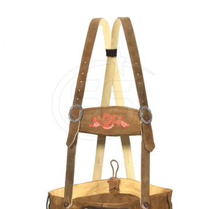 Shorts en cuir Lederhosen durables pour hommes, solides, décontractés, à boutons, écologiques pour une utilisation durable - Product Image 5