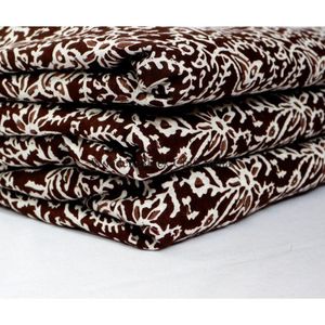 Tissu en coton indien fait main de haute qualité, imprimé au bloc Sanganeri de Jaipur, écologique, léger, pour la confection de chemises tendance (vente en gros) - Product Image 2