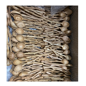 Spatule et cuillère en bois combinées, outil de cuisine en bois naturel pour une utilisation en cuisine - Product Image 6