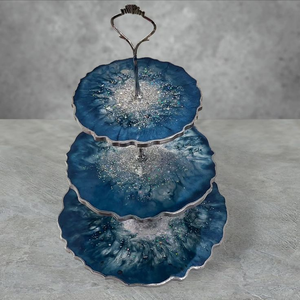 Resin Decorative Cake Stand for Stylish Cake Display Essential Cake Decorating Supply for Birthday party & wedding from India - Product Image 3