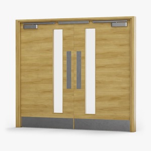 Puerta Cortafuego de Madera de Proveedor Indio para Aeropuertos, Estaciones de Tren y Metro, Disponible en Worldwide Supply - Product Image 1