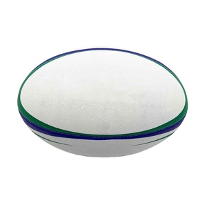 Balón de Rugby Profesional de Cuero con Serigrafía de Logotipo Personalizado al por Mayor, Tamaño 9, Resistente al Agua - Product Image 3