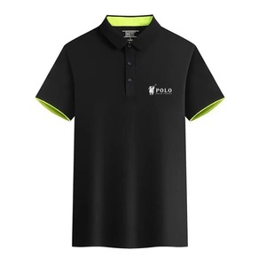 Camiseta Deportiva de Verano para Hombre, Bordada, de Jersey Sólido, de Secado Rápido, Manga Corta, Transpirable, para Entrenamiento Deportivo al Aire Libre - Product Image 4