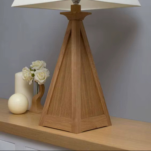 Farol de Madera Moderno con Pantalla de Vidrio Esmerilado, Iluminación Ambiental Elegante, Adorno Decorativo para Mesa, Decoración Festiva para el Hogar - Product Image 2