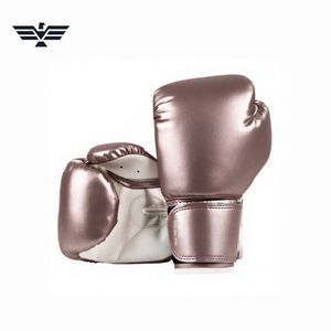 Gants de boxe professionnels en cuir synthétique de qualité supérieure, avec sangle de poignet réglable, légers, respirants, fermeture auto-agrippante - Product Image 3