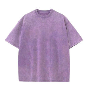 High Quality 100% Cotton <b>Tie</b> Dye Men O-Neck Short Sleeve Casual Jersey <b>Knitted</b> Front Logo Regular Length T-Shirt - Product Image 1