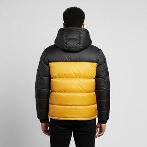 Blouson matelassé rétro personnalisé pour homme, coupe ample, épaules tombantes, col montant, imperméable, style streetwear classique, vêtement d'extérieur pour l'hiver - Product Image 6