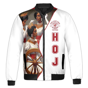 Maßgeschneiderte Winter Heroines Jericho State Map Line Beschichtete Vorderseite Custom Bomberjacke S-5XL Hochwertige Maßanfertigung Unisex 2026 - Product Image 2