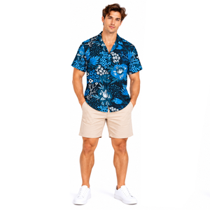 <b>Mens</b> Tropical Vacation Apparel Custom Graphic <b>Shirt</b> Soft Quick Dry Travel Resort Casual Summer Collection <b>Men</b> Beach <b>Shirts</b> - Product Image 6
