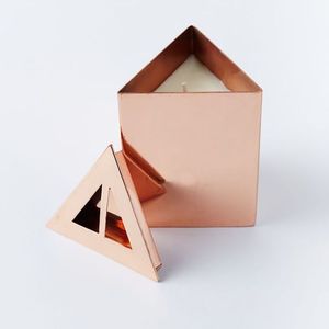 Portavelas Votivo Dorado Moderno Hecho a Mano, Diseño Simple, para Bodas, Decoración Romántica del Hogar, Uso en Interiores - Product Image 3