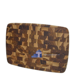 Handmade Wooden Cutting Board Rectangle Shape Kitchen Use Food Preparation Surface Natural Wood Grain Pattern - Product Image 4