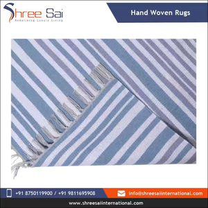 Alfombra redonda bordada con mechones de lana de diseño atractivo de fabricante indio moderno a buen precio - Product Image 4