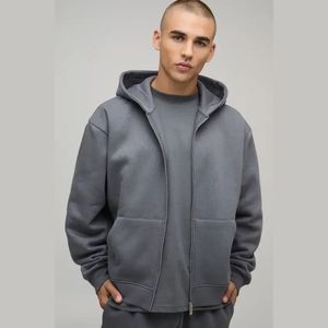 Sudadera con Capucha de Alta Calidad 100% Algodón para Hombre, Bordado con el Logotipo Essentials, Sudaderas y Hoodies Extra Grandes Personalizadas para Hombre y Unisex - Product Image 1