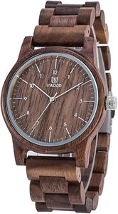 Reloj de Madera Hecho a Mano al por Mayor, Estilo Vintage, con Logotipo Personalizado, Diseño Art Deco y Forma Redonda para Hombre - Product Image 5