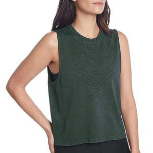 Men Solid Olive Green Knitted Tank Top O-Neck Casual Wear Plain Dyed Fitness Vest new <b>model</b> 2026 - Product Image 2