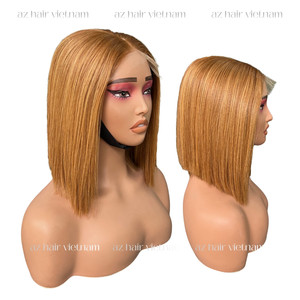 <b>Bob</b> Cut 2x4 2x6 Swiss Lace <b>Wigs</b> Human Hair Glueless Matching Skin Highlight AZ12 Color Top Wholesale Price Raw Hair <b>Wigs</b> - Product Image 6