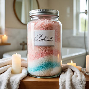 Aroma Bliss - Cristales de Sal de Baño con Lavanda y Minerales para Terapia, Ecológicos, en Bolsa con Cierre Hermético, Colección Spa para una Piel Suave - Product Image 4