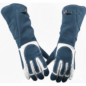 Professional Leather Welding <b>Gloves</b> Fireproof Heat Resistant <b>Gloves</b> for Welding Safety and Protection - Product Image 3