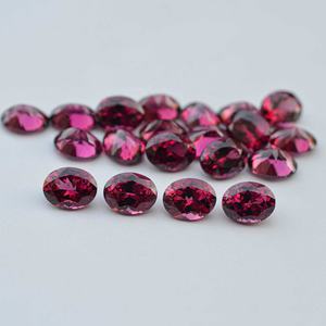 Garnet Umbalita Natural de 10x12mm, Forma Ovalada Facetada, Piedra Preciosa Suelta Rara, Garnet Magenta de Malawi, Joyería para el Día de San Valentín - Product Image 4