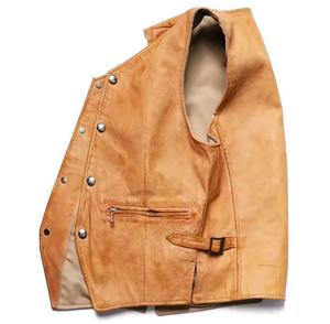 Chaleco de Cuero para Hombre, Alta Calidad, Talla Grande, Invierno, Calefactable, Transpirable, Secado Rápido, Bolsillos Delanteros, MOQ Bajo - Product Image 3