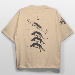 เสื้อยืดพิมพ์ลายกราฟิกแบบกำหนดเอง ลายดวงดาว สไตล์สตรีทแวร์ ผ้าเจอร์ซีย์คอตตอน 100% เนื้อหนา ทรงโอเวอร์ไซส์ ลุควินเทจ ซักนุ่ม แขนสั้น - Product Image 2