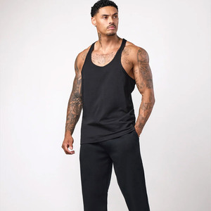 Best quality Mens Custom <b>Stringer</b> Jersey <b>Vest</b> Black Color Comfortable Fit Casual Gym Wear Workout Tank Top Made in Pakistan - Product Image 3