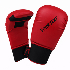 Gants de karaté, équipement de protection des Arts martiaux, gants de compétition, gants de karaté rouge - Product Image 1