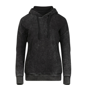 Sudadera con capucha para mujer, color sólido, manga larga, tejido de punto, transpirable, para otoño - Product Image 5