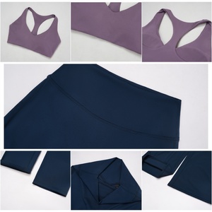 Women's Casual Super Soft High Waist Yoga <b>Leggings</b> Anti-Bacterial 3D Embroidery Custom Logo Breathable Summer Fitness Gym Gear - Product Image 5