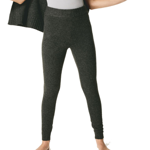 High Waist Seamless Full Length Solid Color Yoga <b>Leggings</b> Pants Cotton Spandex Elastic Waist Women's Fitness Wear - Product Image 6