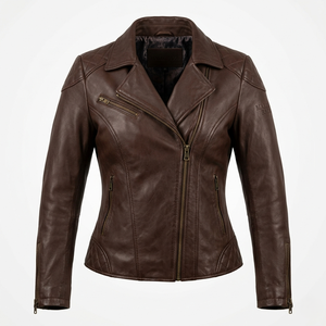 Custom Fit Women's Leather Motorcycle <b>Jacket</b> | Modern <b>Biker</b> Fashion | Branding - Product Image 2
