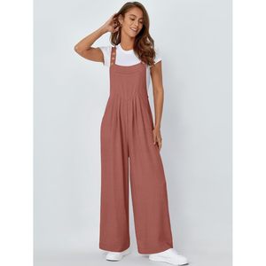 2025 monos holgados 3XL para mujer, trajes de moda de verano y primavera, monos informales de pierna ancha para vacaciones en la playa - Product Image 1
