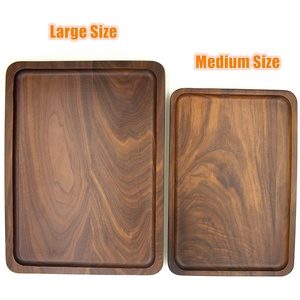 Plateau de service en bois de qualité supérieure, pour Table à manger, Restaurant, plateau décoratif pour collations, vente en gros - Product Image 2