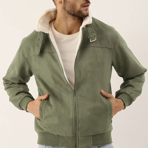 Chaqueta Varsity de Gamuza para Hombre, Estilo Vintage, Fabricada con Piel de Camello, Logotipo Personalizado Impreso, Artículo Nuevo, Chaqueta Bomber de Gamuza para Hombre - Product Image 1