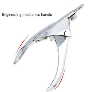 Coupe-ongles professionnels en acrylique, courbés, durables, en acier inoxydable, revêtement titane, pour soins personnels, manucure et pédicure - Product Image 4