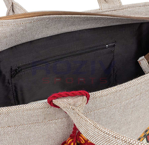 Sac fourre-tout en toile personnalisé imprimé, sac fourre-tout en toile de coton biologique uni, grand sac de shopping réutilisable en toile de coton avec logo - Product Image 5