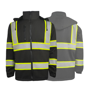 Chaqueta de Seguridad de Alta Visibilidad, Ropa de Trabajo de Invierno, Forro Reflectante, Protección Térmica Impermeable, Abrigo de Seguridad Ligero - Product Image 1