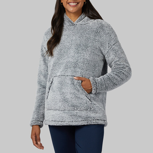 Sudadera Sherpa para Mujer, Cálida para Invierno, de Felpa, Informal, para Exteriores, con Logotipo Personalizado, Fabricante OEM, Venta al Por Mayor - Product Image 2