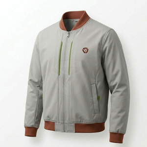 Veste classique pour homme, style bomber, fermeture éclair facile, matière douce, tenue simple et tendance, veste d'hiver pour la rue et l'usage quotidien - Product Image 6
