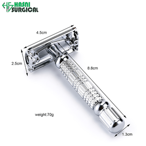 HASNI SURGICAL Juego de instrumentos manuales de afeitado con doble filo clásico tradicional para hombre - Product Image 6