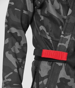 Traje de BJJ Gi premium de tela de algodón Pearl Weave con logo personalizado, transpirable, ligero, duradero, uniforme de entrenamiento de artes marciales para hombres. - Product Image 4