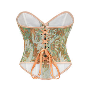 Sexy Women Bustier Overbust Floral Monet Oil Painting Corsets Tops Vintage Plus Size Korset Shapers Slimming Girl - Product Image 6