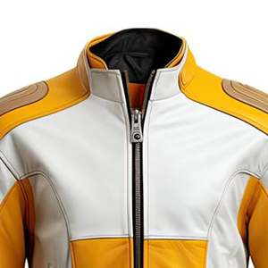 Chaqueta de Cuero para Hombre, Nueva Moda, Estilo Urbano, Sólida/a Cuadros, Resistente al Viento, Transpirable, Mangas Largas, Venta al Por Mayor, Suministro B2B - Product Image 4