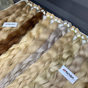 Extensiones de Cabello Virgen Vietnamita Remy con Punta Plana de Queratina, Teñidas, de Alta Calidad, a Granel, 100g, Precio de Fábrica NasaHair - Product Image 1