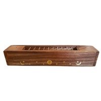 Brûleur de bâton d'encens de cadeau fourre-tout personnalisé de haute qualité du fournisseur indien porte-encens en bois avec modèle de parfum de bois de santal nouveau