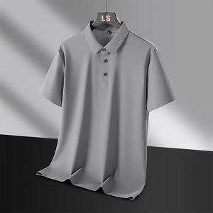Camisas de Talla Grande para Hombre, 100% Algodón Jersey, Estampado Personalizado, Suaves, Transpirables, Manga Corta, Bordadas, Estilo Casual Elegante - Product Image 3